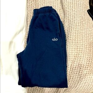 Alo xxs navy blue sweat pants